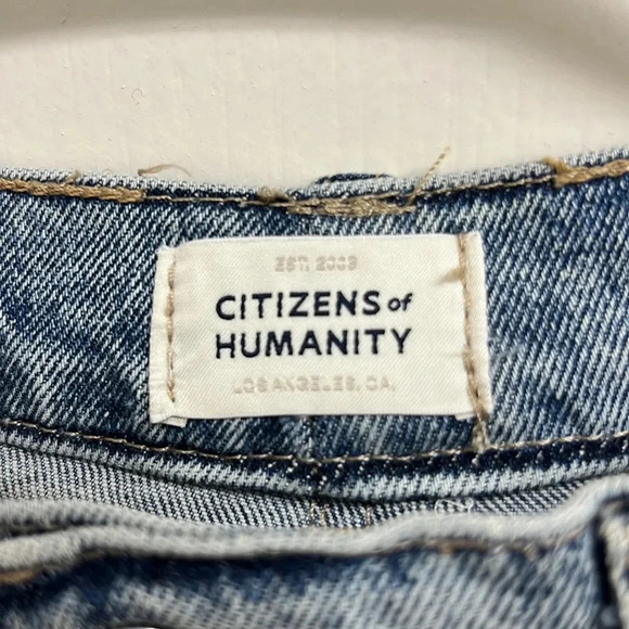 Citizens of Humanity Emerson Denim Blue Jeans Distressed | Size  27 - Picture 5 of 11